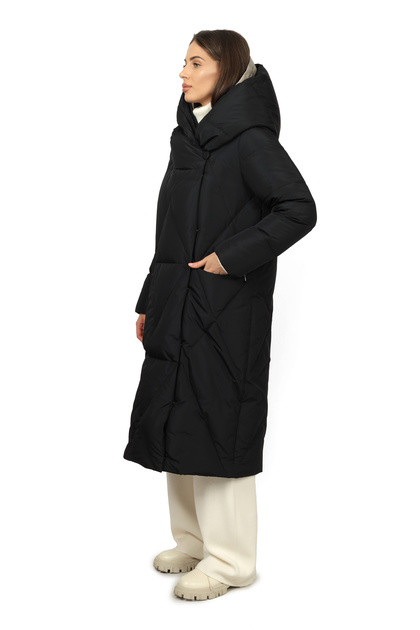Пальто женское 9266-0824-1 `Angello Mod` черный