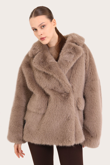 Шуба женская 20567-1-0925-1 `Angello Mod` мокко Шуба женская 20567-1-0925-1 `Angello Mod` мокко