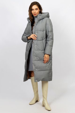 Пальто женское 901-1123 `Zheno` серый