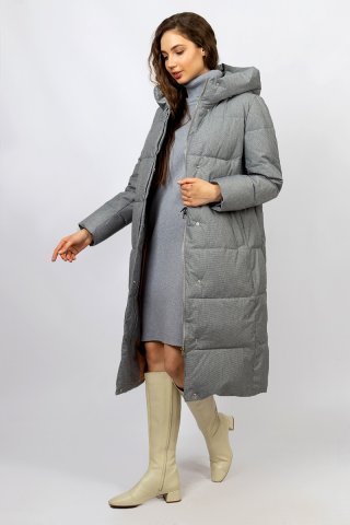 Пальто женское 901-1123 `Zheno` серый