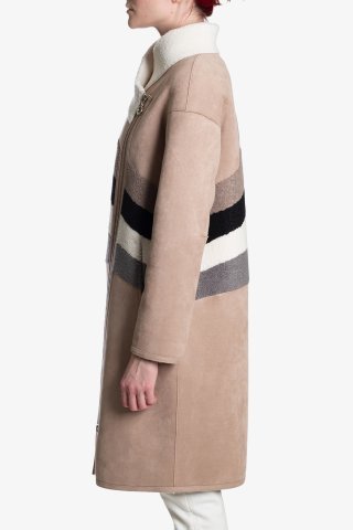 Пальто женское 1511-0222 `Zheno` капучино