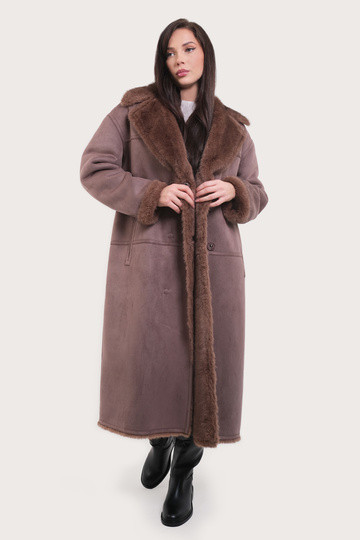 Дубленка двусторонняя женская 20685-0925-2 `Angello Mod` капучино