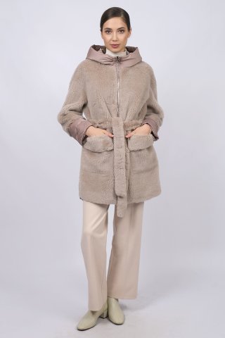 Куртка шерстяная женская 20378-0923 `Angello Mod` капучино
