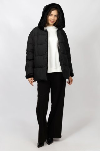 Куртка женская 9580-1123 `Zheno` черный