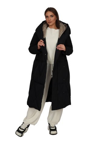Пальто женское 9266-0723 `Angello Mod` черный