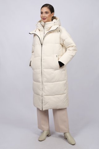 Пальто женское 28580-1023 `Zheno` молочный