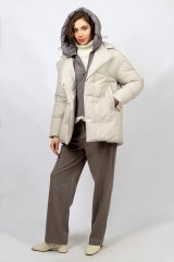 Куртка женская 9505-1023 `Zheno` молочный