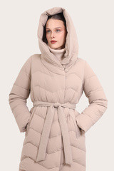 Пальто женское 9720-0925-3 `Angello Mod` бежевый