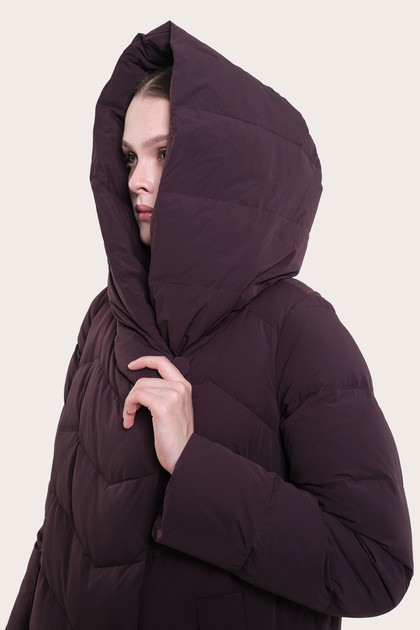 Пальто женское 9720-0925-3 `Angello Mod` бордовый