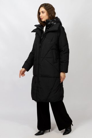Пальто женское 28515-1123 `Zheno` черный