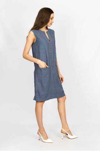 Платье женское 347141-0323 `Griol` серо-голубой