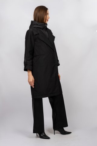 Пальто женское 3850-0123 `Chiago` черный