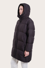 Полупальто женское 9756-3-0925-3 `Angello Mod` черный