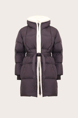 Полупальто женское 9756-3-0925-3 `Angello Mod` коричневый