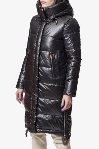Пальто женское V382-1021 `Zheno` черный