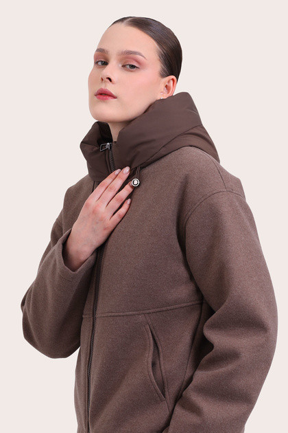 Куртка женская L258-0226-3 `Zheno Art` коричневый Куртка женская L258-0226-3 `Zheno Art` коричневый