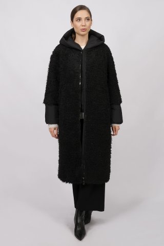Пальто женское 3247-0923 `Zheno` черный