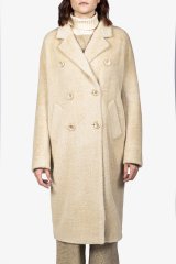 Пальто женское 1974CH-0721 `Classic Fashion` молочный