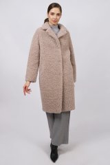 Пальто шерстяное женское 20012-0823 `Angello Mod` капучино