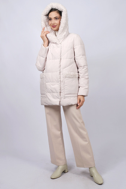 Куртка женская 3502-1023 `Zheno` молочный
