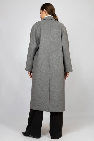 Пальто женское 690-0823 `Zheno` серый