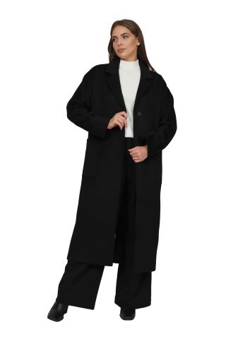 Пальто женское 690-0823 `Zheno` черный
