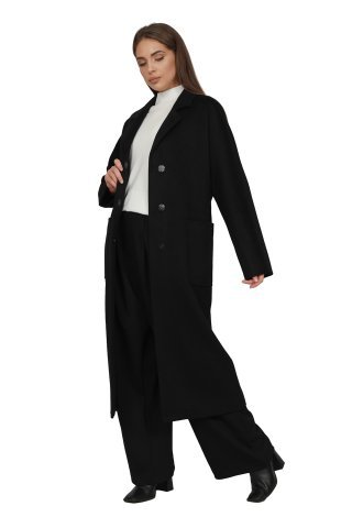 Пальто женское 690-0823 `Zheno` черный