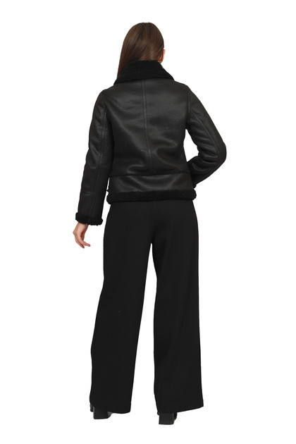 Дублёнка женская 208194-0823 `Angello Mod` черный/черный Дублёнка женская 208194-0823 `Angello Mod` черный/черный