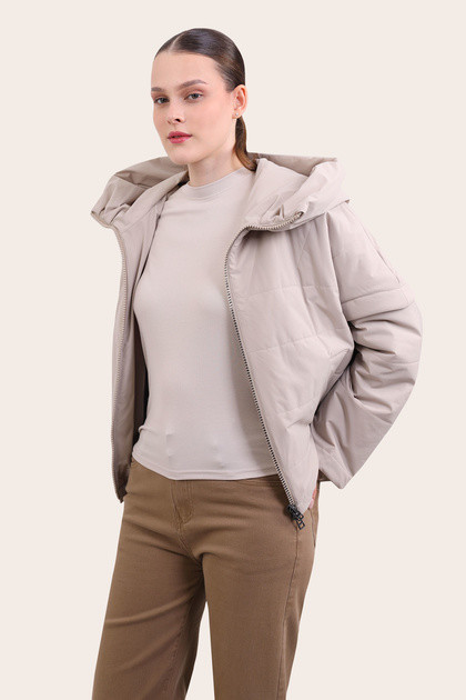 Куртка женская CC301-0226-3 `Zheno Art` бежевый Куртка женская CC301-0226-3 `Zheno Art` бежевый