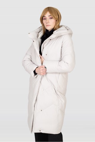 Пальто женское 2801-1022 `Towmy` светло-серый