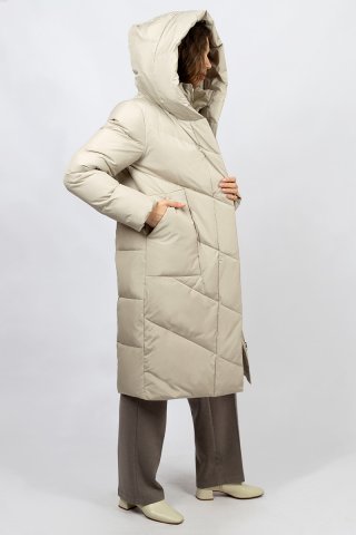 Пальто женское 3713-1123 `Ice Bear` фисташковый