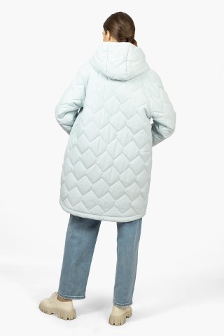 Пальто женское 7913-0224 `Zheno` голубой