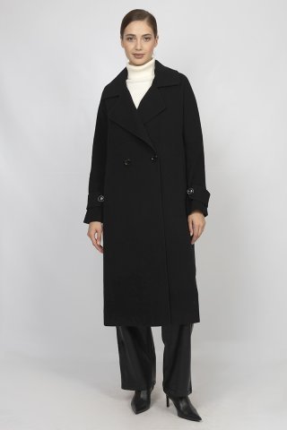 Пальто женское 116S-0823 `Zheno` черный