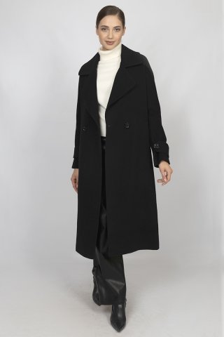 Пальто женское 116S-0823 `Zheno` черный