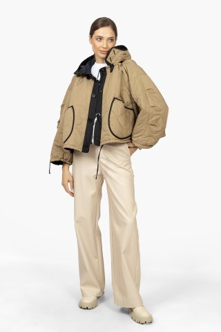 Куртка двусторонняя женская 23209-0224 `Zheno` коричневый