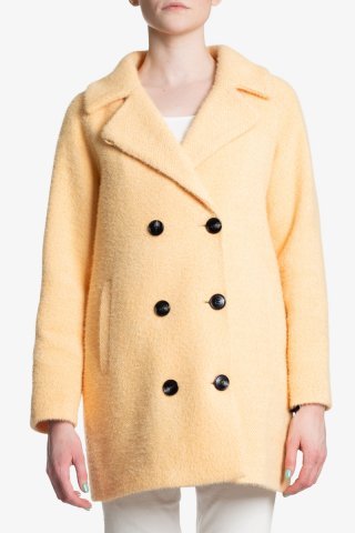 Пальто женское LL27023-0222 `Zheno` горчичный
