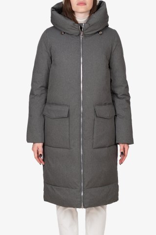 Пальто женское 368-1021 `Zheno` серый