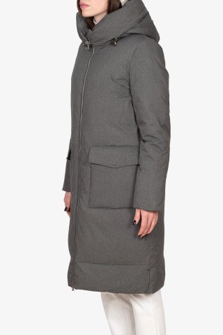 Пальто женское 368-1021 `Zheno` серый