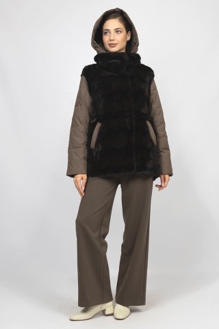 Куртка женская 3210-0823 `Zheno` капучино