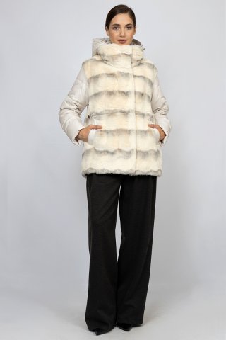 Куртка женская 3210-0823 `Zheno` молочный