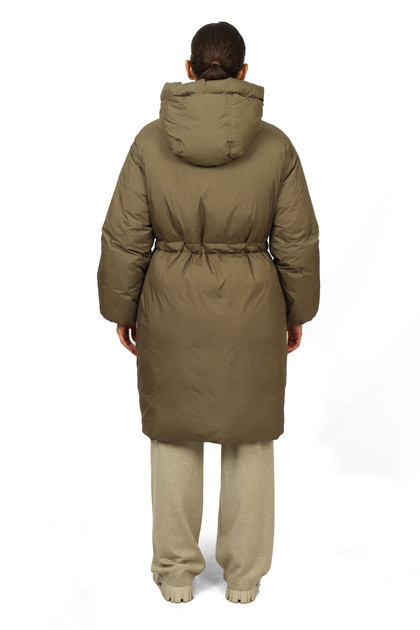 Пальто женское AW621-0824-2 `Zheno Art` оливковый