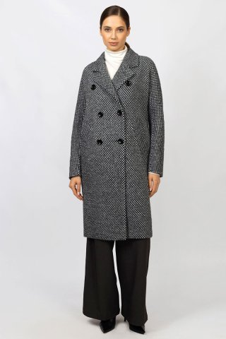 Пальто женское 1974HG-0124 `Zheno` черный