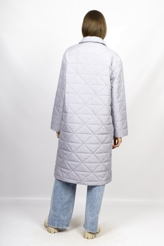 Пальто женское 6612-0223 `Zheno` светло-серый