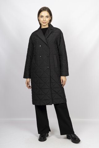 Пальто женское 6612-0223 `Zheno` черный