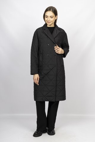 Пальто женское 6612-0223 `Zheno` черный