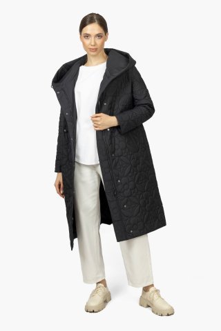 Пальто женское 9369-0324 `Angello Mod` черный