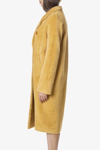 Пальто женское 1974CH-1221 `Zheno` желтый