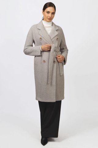 Пальто женское 1974HR-1223 `Zheno` бежевый