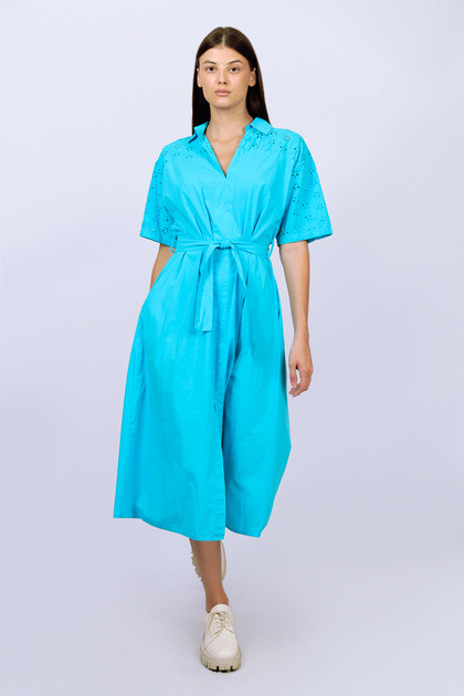 Платье женское 81261-0524 `Stella Milani` бирюзовый