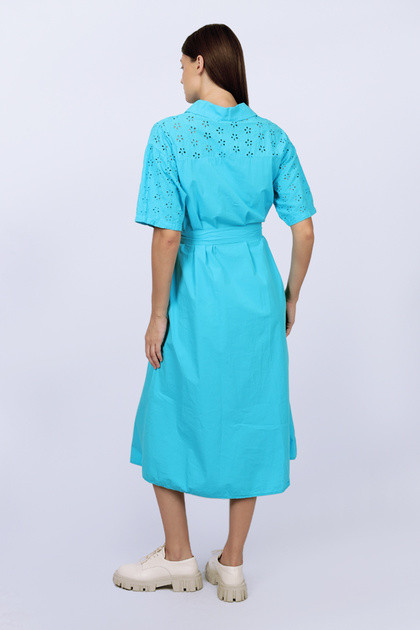 Платье женское 81261-0524 `Stella Milani` бирюзовый